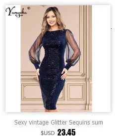 Sexy see through mesh mini sequin summer dress women elegant bodycon club birth
