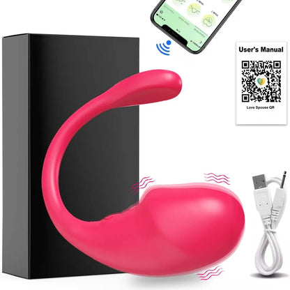 APP Controlled Vaginal Vibrators G Spot 9 Speed Anal Vibrating Egg Massager Wearable Stimulator Adult Sex Toys for Women Couples