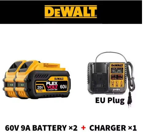 DeWalt 60V 9Ah Lithium-Ion Replacement Battery – DCB609 Series | Compatible with DCD887, DCD805, DCF880 & More