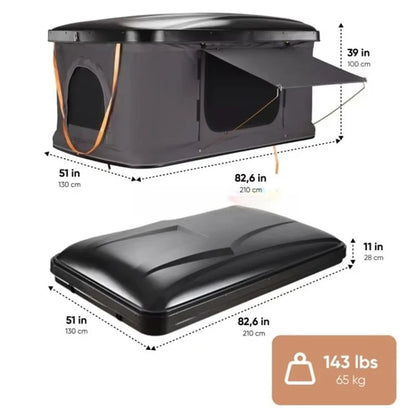 Rooftop Tent Abs Pc Universal Car Hard Roof Tent Box Sale Storage Car Box Camping Oem Aluminium Box Roof Top Tent
