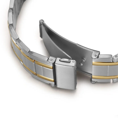 ARADOO 3500 Gauss Neodymium Magnetic Titanium Steel Bracelet for Men with Deploy