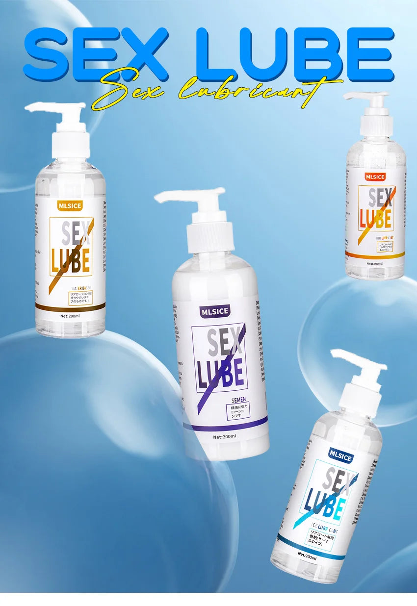 Fruit water-soluble lubricantion Water Based Gel Lubricats Sex intimate For Adults Men Women Gay body Sexy Strawberry fragrance