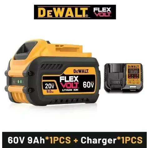 DeWalt 60V 9Ah Lithium-Ion Replacement Battery – DCB609 Series | Compatible with DCD887, DCD805, DCF880 & More