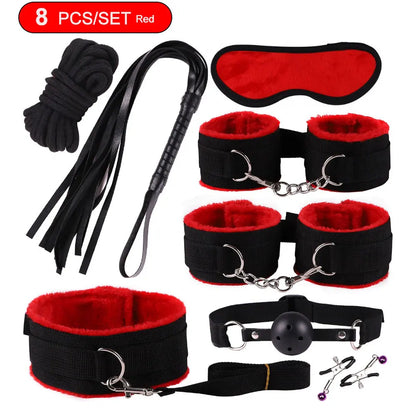 BDSM Kits Sex Bondage Vibrators Sex toys for Women Couples Adult 18 Handcuffs erotic accessories anal plug Dildo Sexy Toys Shop