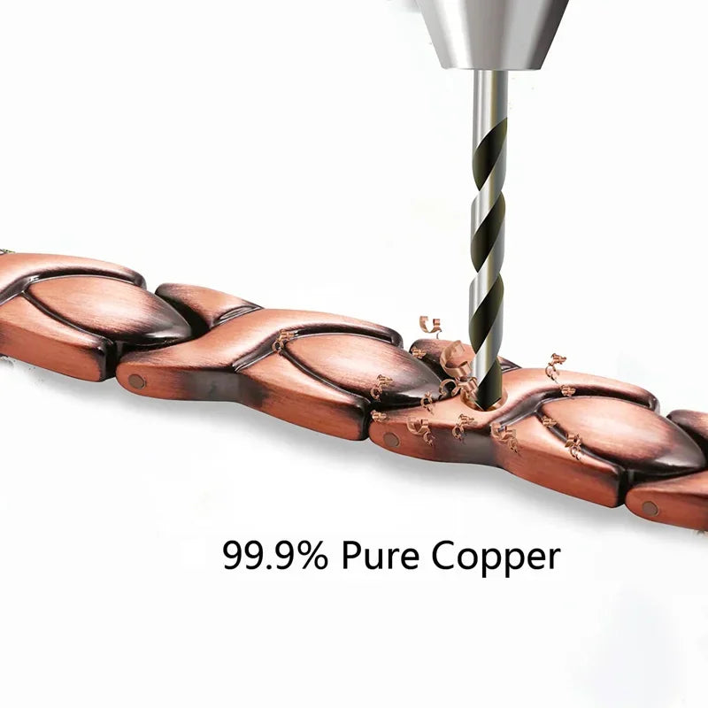 Women Magnetic Therapy Anklets 99.9% Pure Solid Copper 3500 Gauss Magnets Ankle
