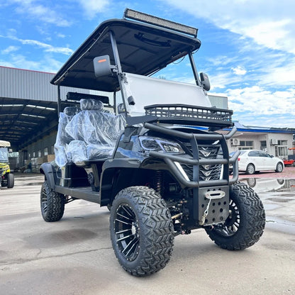 High Quality 4WD Electric Golf Cart with Lithium Battery Street Legal 4 Seater Off-Road Vehicle for Hunting And Golf Buggy 4x4