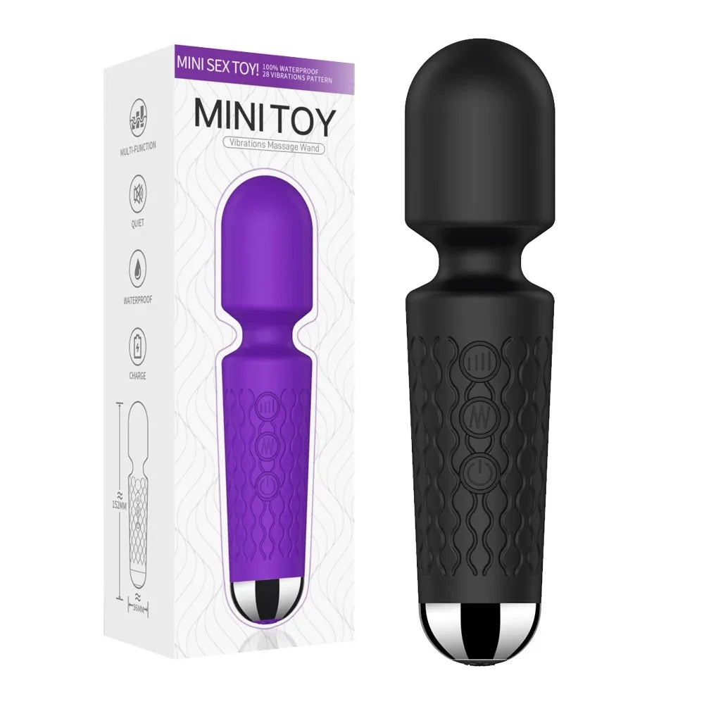 20 Speeds Powerful AV Vibrator Magic Wand Anal Clitoris Stimulator Sex Toys for Women G spot Massager Adult Female Sex Product