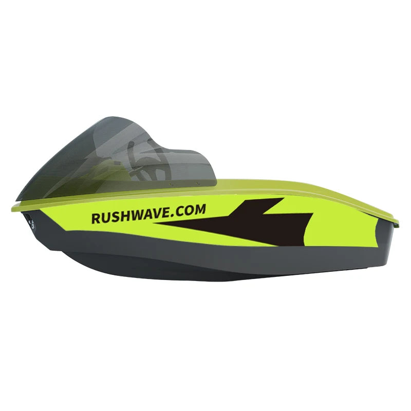 RUSH WAVE Mini Electric Sport Yacht 2-Person Capacity Durable ASA Material Multi-Functional Fishing & Water Sports Boat