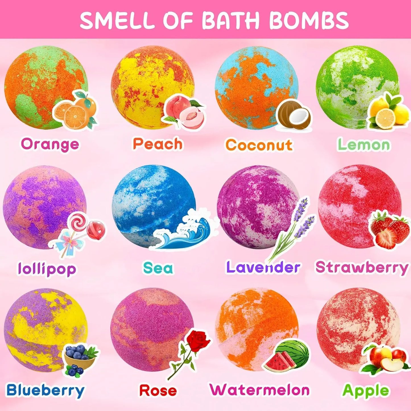 Unicorn Bath Bombs for Girls Ages 3-8 with Surprise Toys and Jewelry Inside, Perfect Birthday Christmas Easter Gift