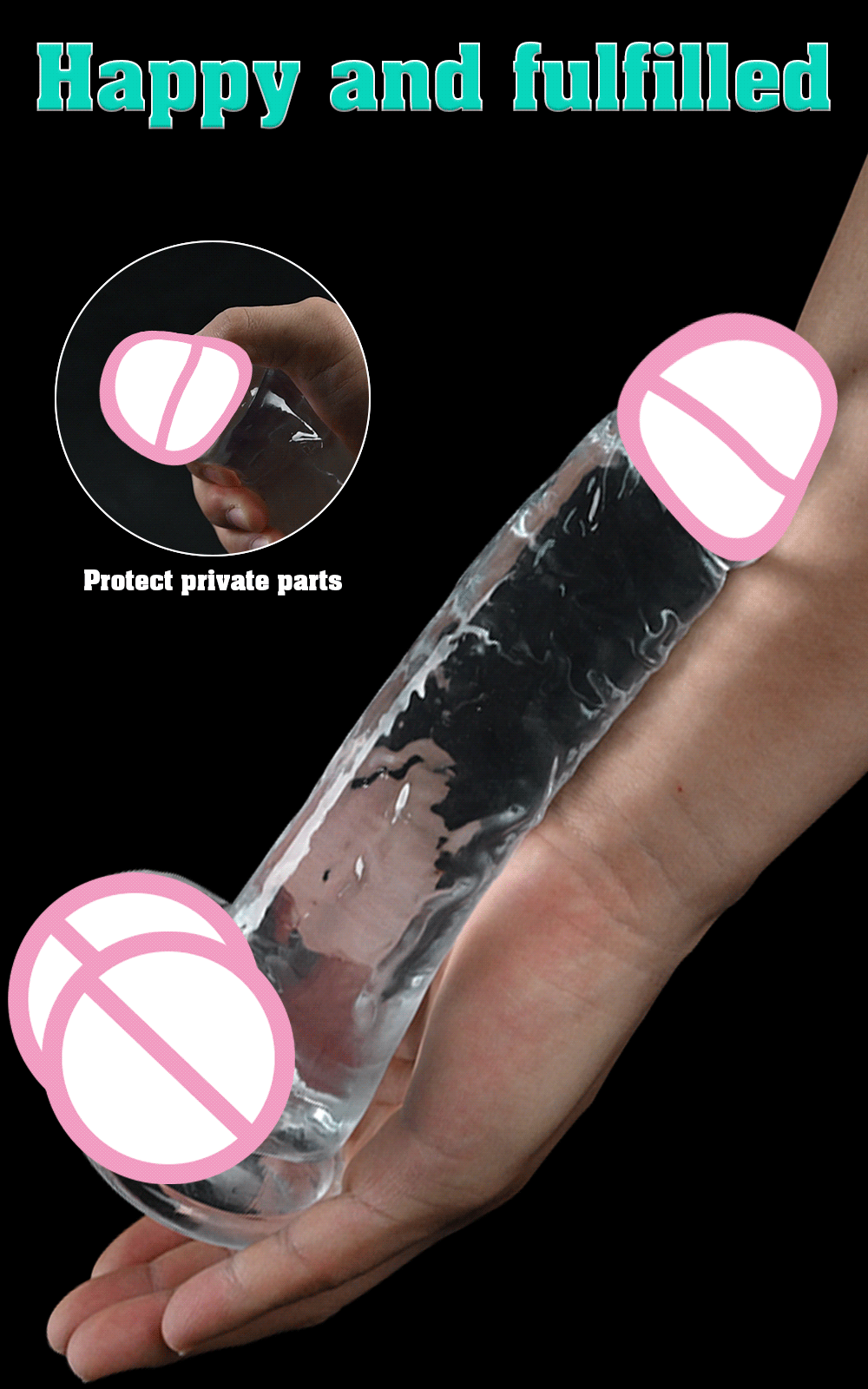 Soft Jelly Dildo Different Sizes Transparent Realistic Fake Dick Penis with Suction Cup G Spot Vagina Massage Sex Toy for Women
