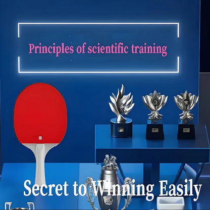 Table Tennis Solo Swing & Power Training Racket-Reverse Spin Explosive Force Trainer