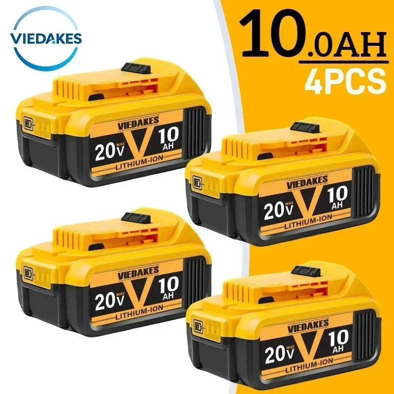 DeWalt 20V Replacement Battery – 8Ah, 10Ah & 12Ah Li-Ion | Compatible with DCB200, DCB205, DCD & DCF Series