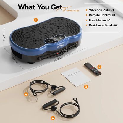 Whole Body Fitness Massage Calorie Counter Vibration Plate 120 Speed Levels Professional Machine for Effortless Body Sculpting