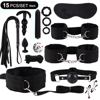 BDSM Kits Sex Bondage Vibrators Sex toys for Women Couples Adult 18 Handcuffs erotic accessories anal plug Dildo Sexy Toys Shop