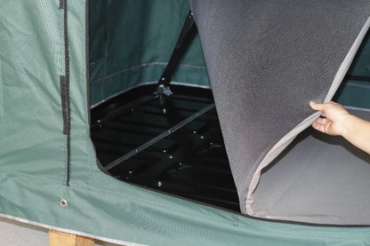 Large Durable Hard Shell Roof Top Tent for Vehicles Convenient Camping with Aluminum Pole Oxford Fabric Car Rooftop Tent