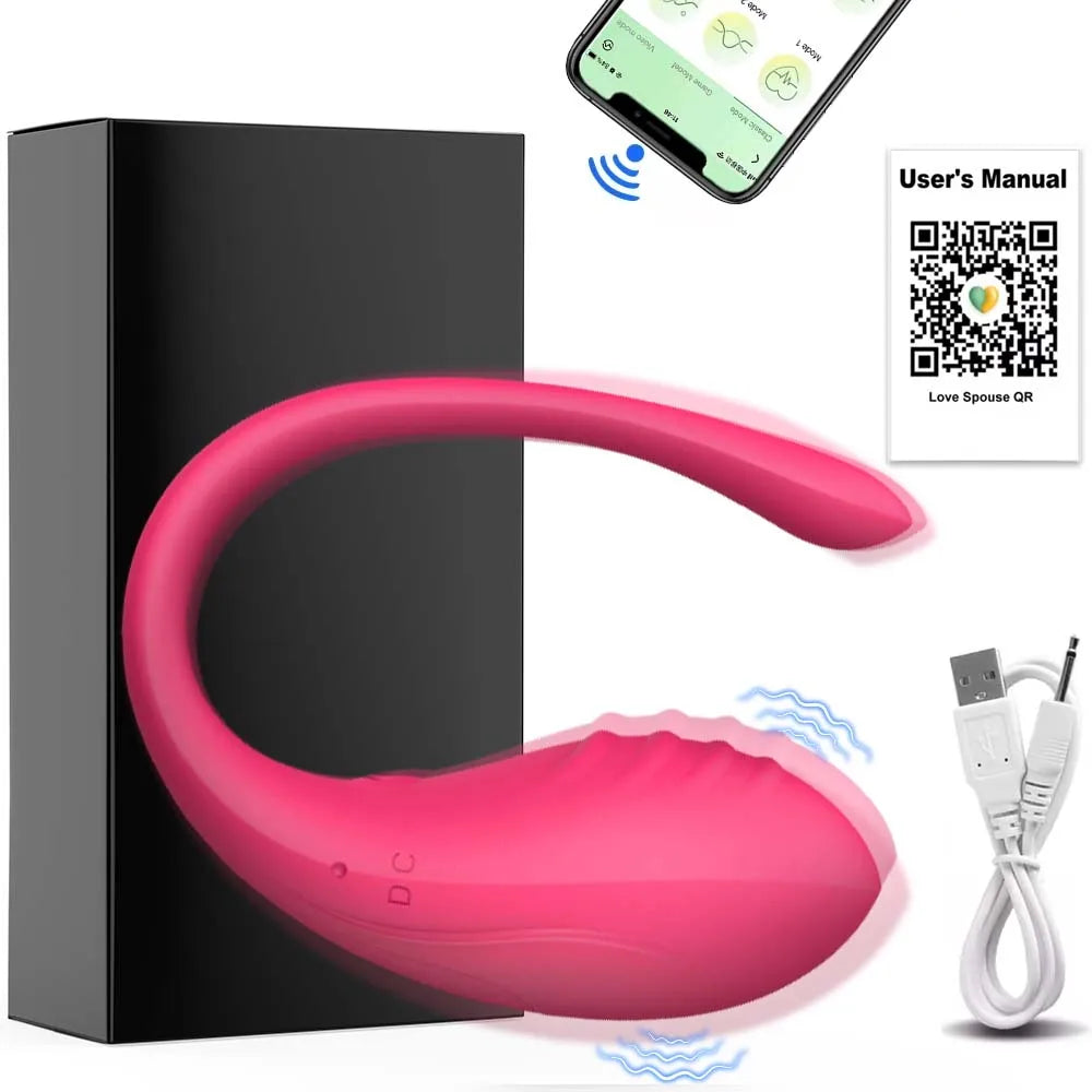 APP Controlled Vaginal Vibrators G Spot 9 Speed Anal Vibrating Egg Massager Wearable Stimulator Adult Sex Toys for Women Couples