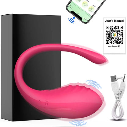 APP Controlled Vaginal Vibrators G Spot 9 Speed Anal Vibrating Egg Massager Wearable Stimulator Adult Sex Toys for Women Couples