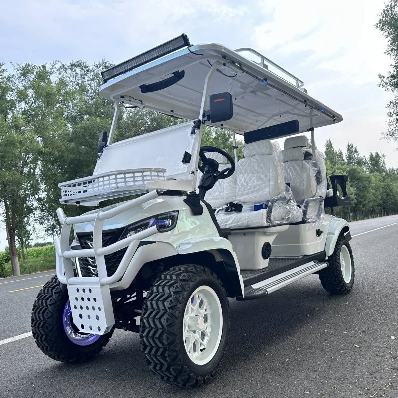 High Quality 4WD Electric Golf Cart with Lithium Battery Street Legal 4 Seater Off-Road Vehicle for Hunting And Golf Buggy 4x4