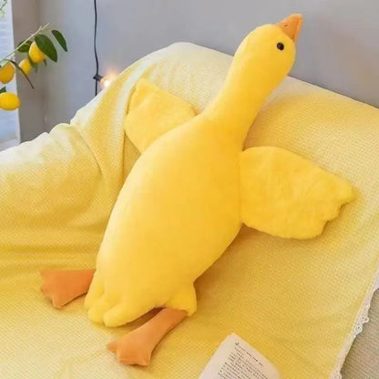 1pc 50cm Soft Duck: Colorful tie dye cat and dog plush toy, upgraded version (embroidered eyes+no zipper design), companion dog