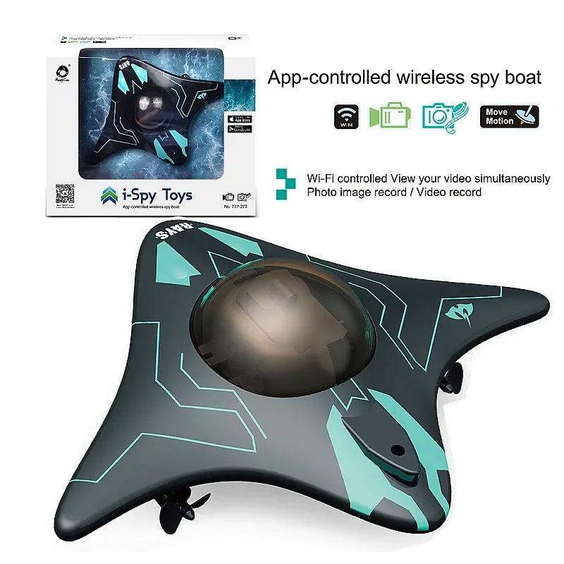 Boat Submarine with Camera Underwater 6CH Remote Control Wifi FPV Remote Control