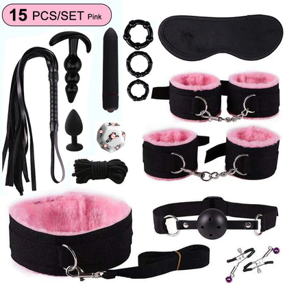 BDSM Kits Sex Bondage Vibrators Sex toys for Women Couples Adult 18 Handcuffs erotic accessories anal plug Dildo Sexy Toys Shop