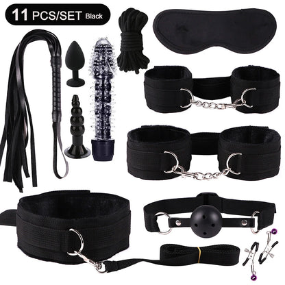 BDSM Kits Sex Bondage Vibrators Sex toys for Women Couples Adult 18 Handcuffs erotic accessories anal plug Dildo Sexy Toys Shop