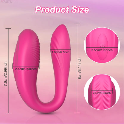 APP Remote Control Vibrator for Women Clitoris Stimulate Female G-Spot Couples Dual Wearable Vibrating Massage Adult Sex Toys