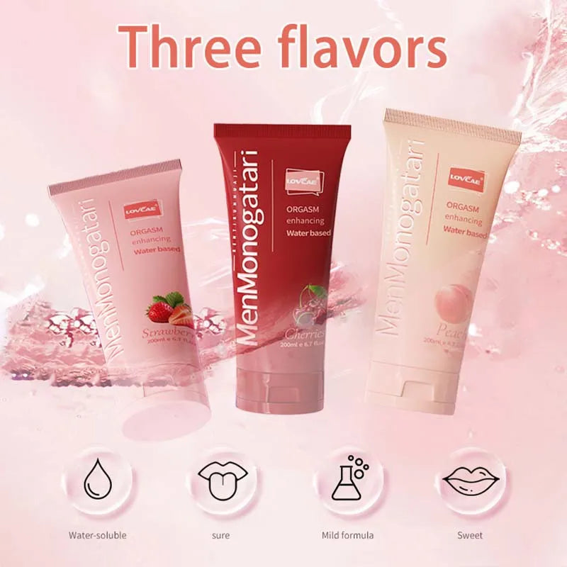 50ML/200ML water based intimate lubricant Hypoallergenic quick-dyying non-greasy easy to clean for men women