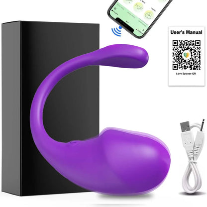 APP Controlled Vaginal Vibrators G Spot 9 Speed Anal Vibrating Egg Massager Wearable Stimulator Adult Sex Toys for Women Couples