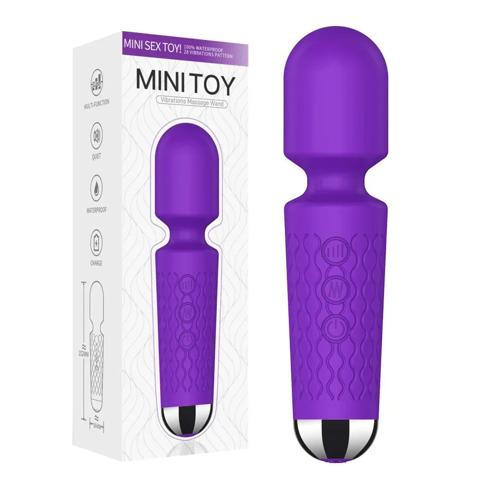 20 Speeds Powerful AV Vibrator Magic Wand Anal Clitoris Stimulator Sex Toys for Women G spot Massager Adult Female Sex Product