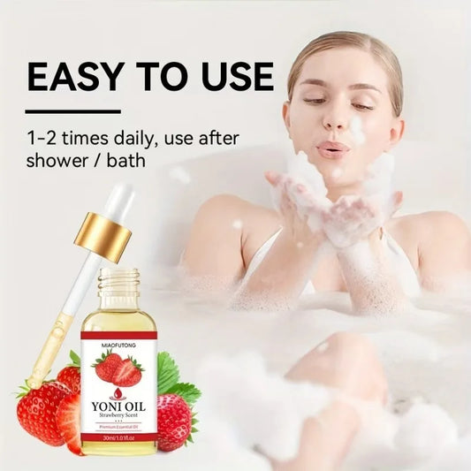 Female intimate essential oil, rose strawberry essential oil, YONI Oil