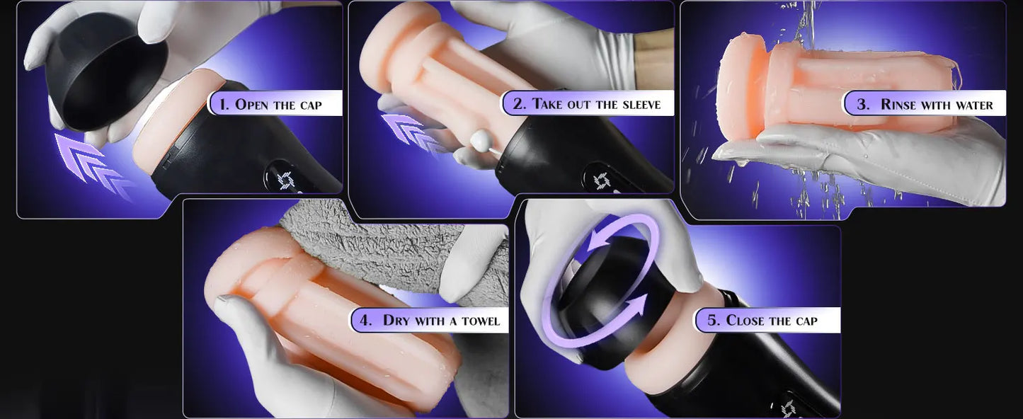 Male Masturbator Penis Pump Adult Sex Toys for 18 Men with 4 Sucking 9 Vibration Modes LED Display Pocket Pussy Realistic Vagina