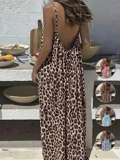 New Style Women Strapless Backless Loose Dress Lady Beach Skirt Summer Fashion Elegant Casual Boho Dresses For Women Robe Femme