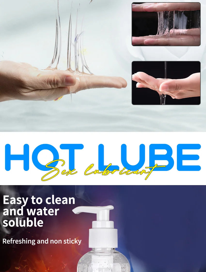 Fruit water-soluble lubricantion Water Based Gel Lubricats Sex intimate For Adults Men Women Gay body Sexy Strawberry fragrance