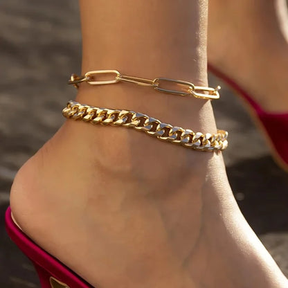 Europe and The United States Fashion Anklet with Hollow Love Ankle Accessories,