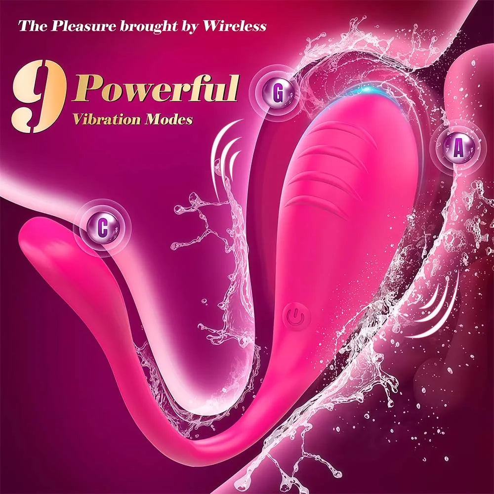 APP Controlled Vaginal Vibrators G Spot 9 Speed Anal Vibrating Egg Massager Wearable Stimulator Adult Sex Toys for Women Couples