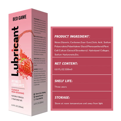 Fruit water-soluble lubricantion Water Based Gel Lubricats Sex intimate For Adults Men Women Gay body Sexy Strawberry fragrance