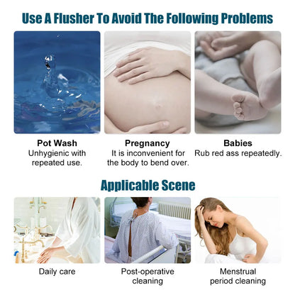 400ml Vagina Ass Bidet Cleaner Hand Held Spray Bottle Intimate Hygiene Personal Cleaner Vaginal Anal Washing Health Care Women