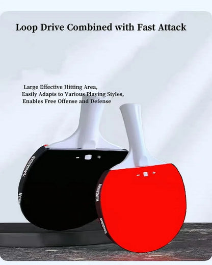 Table Tennis Solo Swing & Power Training Racket-Reverse Spin Explosive Force Trainer