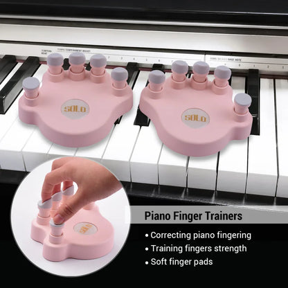 SOLO SP-140 Piano Finger Trainers Fingers Strength Training Tools for Piano Beginners, 1 Pair/Pack