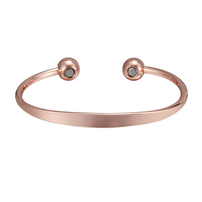 Vinterly Pure Copper Bracelets Magnetic Shiny Adjustable Bangles Arthritis Pain