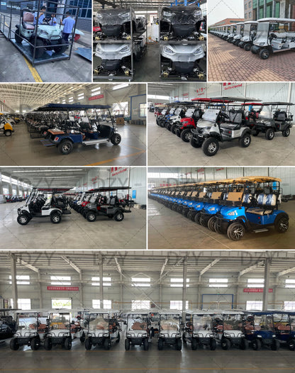 Cheap Chinese Golf Carts for Sale Electric Lithium 72V Battery 6 Seater Car Price Buggy 4 Seater Cars China Prices