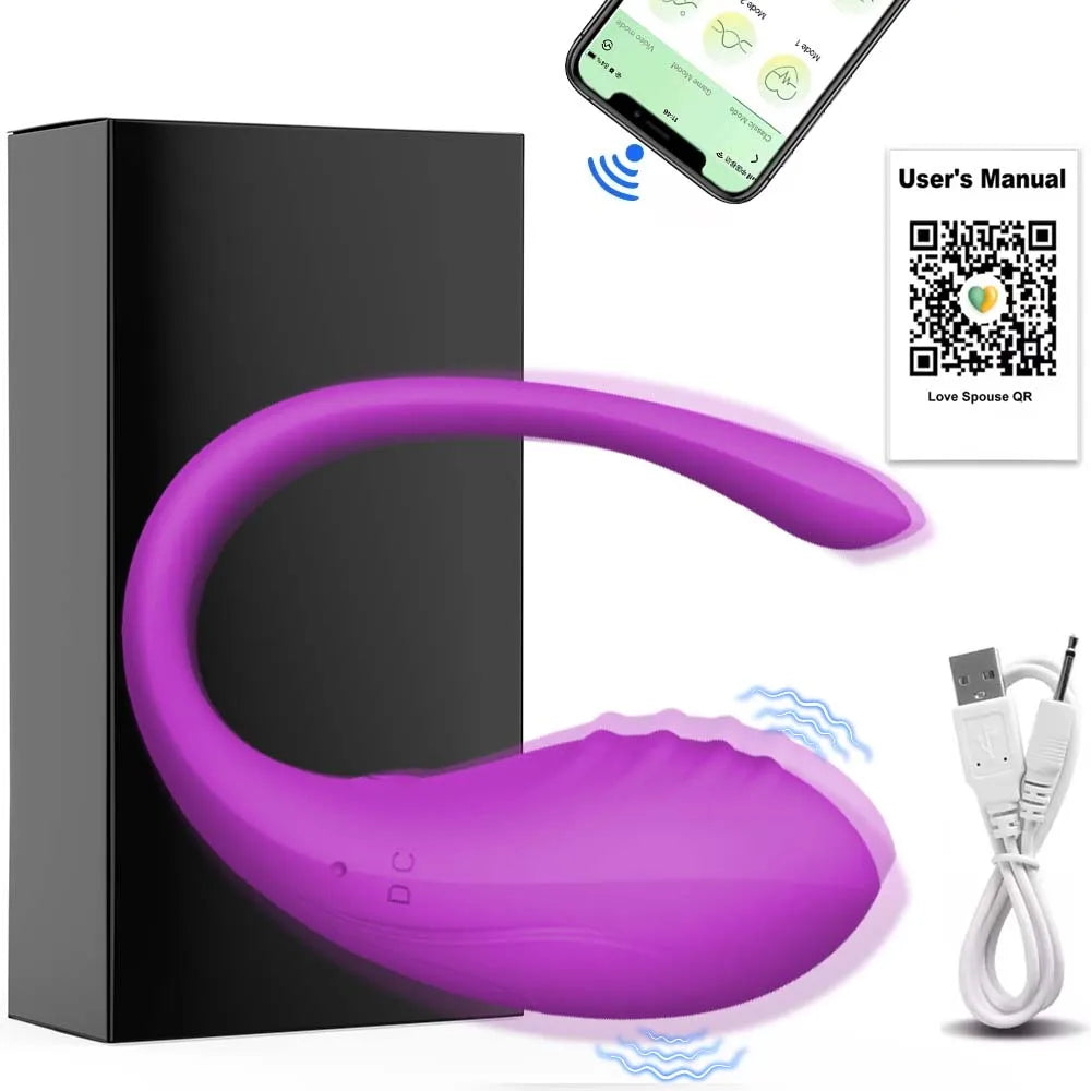 APP Controlled Vaginal Vibrators G Spot 9 Speed Anal Vibrating Egg Massager Wearable Stimulator Adult Sex Toys for Women Couples