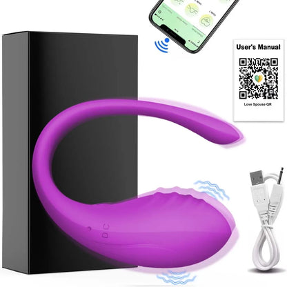 APP Controlled Vaginal Vibrators G Spot 9 Speed Anal Vibrating Egg Massager Wearable Stimulator Adult Sex Toys for Women Couples