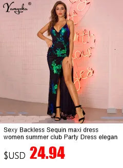 Sexy see through mesh mini sequin summer dress women elegant bodycon club birth