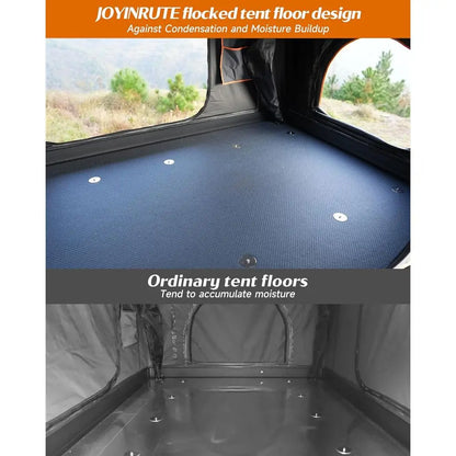 2-Person Winter Insulated Hard Shell Rooftop Tent for Camping, Trucks, Vans, and SUVs