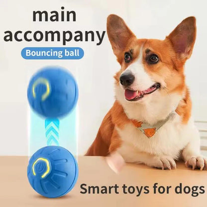 Smart Dog Toys Ball Interactive Pet Toy Moving Ball USB Automatic Moving Bouncing for Puppy Birthday Gift Cat Product