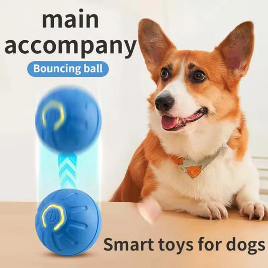Smart Dog Toys Ball Interactive Pet Toy Moving Ball USB Automatic Moving Bouncing for Puppy Birthday Gift Cat Product