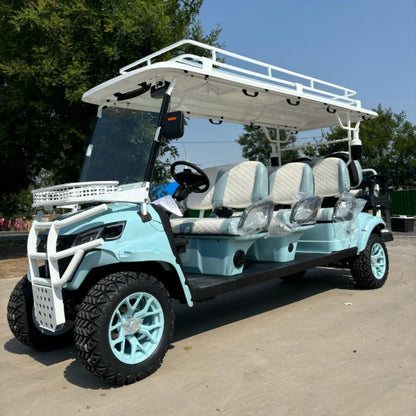 Hot Sale CE approve Independent Suspension LED Lights Off Road Buggy 2 4 6 Seater Electric Golf Cart
