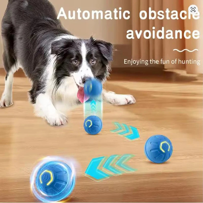 Smart Dog Toys Ball Interactive Pet Toy Moving Ball USB Automatic Moving Bouncing for Puppy Birthday Gift Cat Product